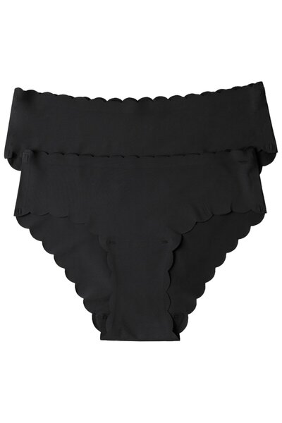 ESOTIQ Women's Panties Set 2-Pack Invisible Seamless Briefs Polyamide Smooth & Comfortable | Peony