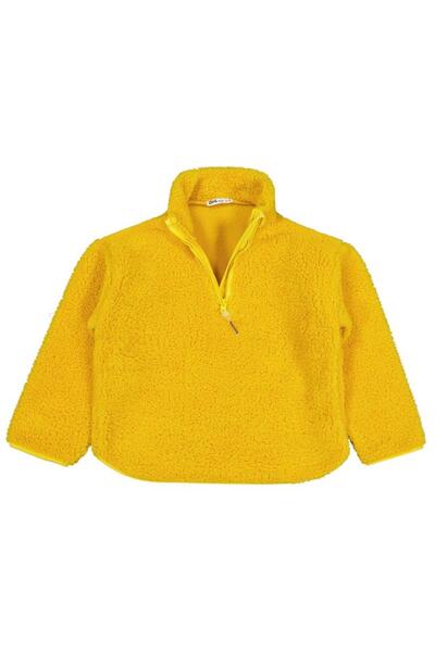 Civil Boys Piped Half Zipper Sweatshirt for Ages 6-9 - Mustard 6-7 Years