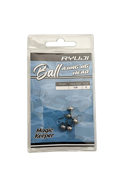 RYUJI Ball Ajing 5 Adet LRF Jig Head 2gr 10no