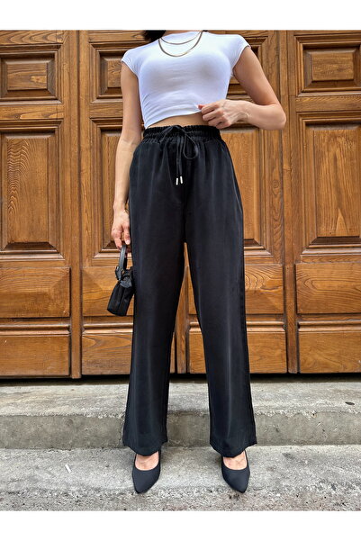 MİA NOURA Women's Knitted Fabric Tiril Tiril Soft Fabric Pants