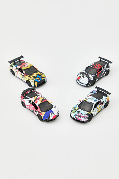KentOyuncaK 4-Piece Pull-Back Diecast 1:64 Scale Racing Cars – Set 02