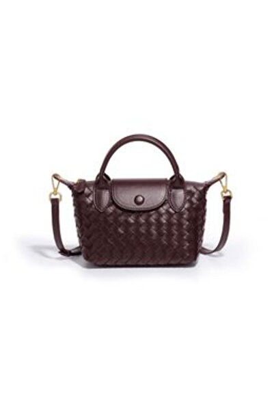 D Dive DDive Mini Small Size Braided Luxury Leather Women's top Handle Haag Fashndbion