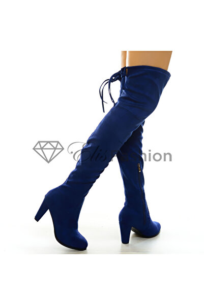 Elis Fashion Fluctuation Boots Navy #5549