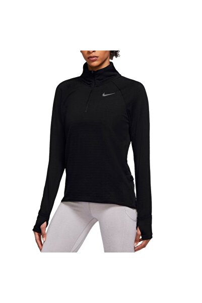 Nike Therma Fit Element Kadın siyah Koşu Uzun Kollu Üst - DD6799-010