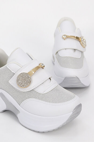 Mamito Ayakkabı Mdl 477 Stone Buckle Detail Velcro Sports Shoes