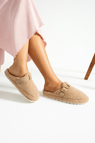 SUNSTEP Buckle Towel Winter Women's House Slippers Dowry Bundle Slippers Winter Slippers