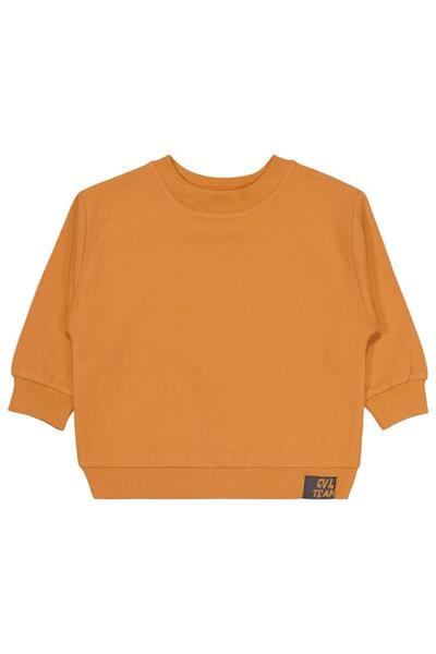 Civil Boys Cvl Team Etiketli 2-5 Yaş Sweatshirt - Turuncu 5-6 Yaş
