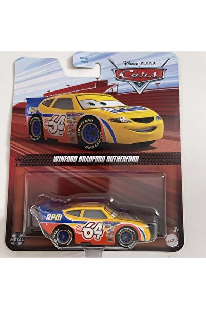HOT WHEELS Disney Pixar Cars Winford Bradford Rutherford RPM 64 Metal Araba