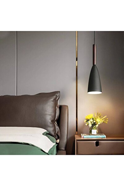 AB Luxury Concept Lampă suspendată retro elegantă, materiale premium, lemn și...