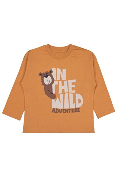 Civil Boys In The Wıld Baskılı 2-5 Yaş Sweatshirt - Turuncu3-4 Yaş