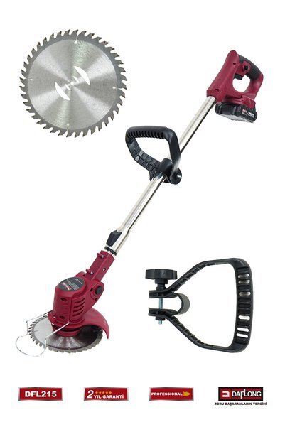 DAFLONG PROFESSİONEL ŞARJLI ÇİM BİÇME TIRPAN MAKİNASI DFL-215