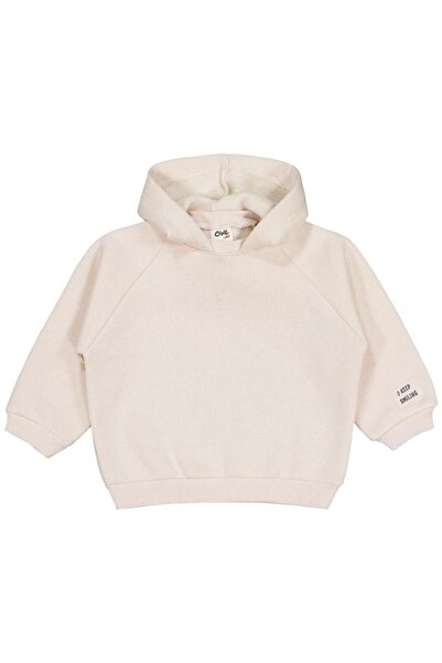 Civil Baby Суитшърт Keep Smiling Label Basic за 6-18 месеца - Бежов