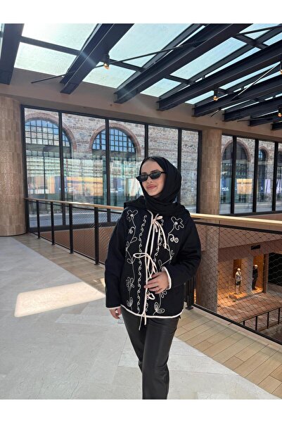 ERİZENBOUTİQUE İp Detaylı Ceket