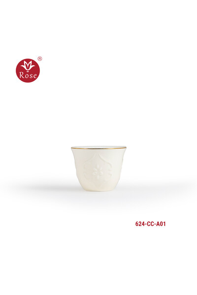 Rose Arabic coffee serving set with a distinctive classic pattern, Rose 624