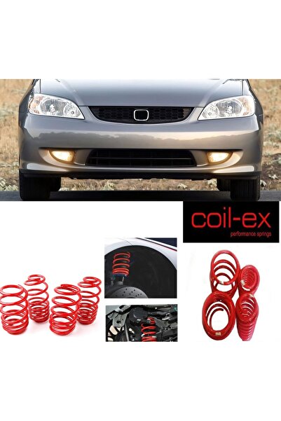 X POWER TUNİNG HONDA CİVİC 2001.2006 VTEC.2 SEDAN COİL-EX 3.5CM HELEZON SPOR YAY