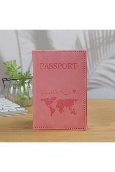 Silpus Single Pink Passport Case Wallet