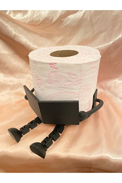 Eta3d 3D Printing Sitting Figure Toilet Paper Holder – Decorative Stand