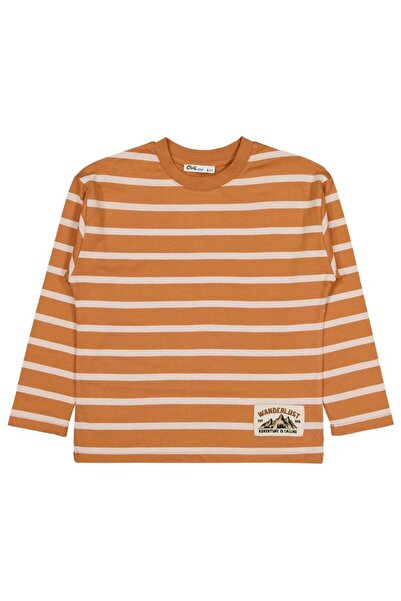 Civil Boys Wanderlust Emblem Line Emp. 6-9 Years Old Sweatshirt - Orange 6-7 ...