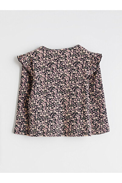 LC Waikiki Create Your Style from Uzg Store | Heart Printed Ruffled Girl's T-Shirt