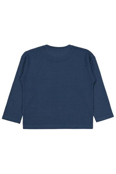 Civil Boys Jacquard Basic 10-13 Years Old Sweatshirt - Blue11-12 Years Old