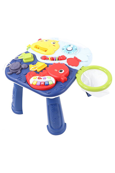 Gopo Toys Masuta Interactiva Montessori pentru Copii - Jucarie Educativa cu Sunete si Forme Geometrice