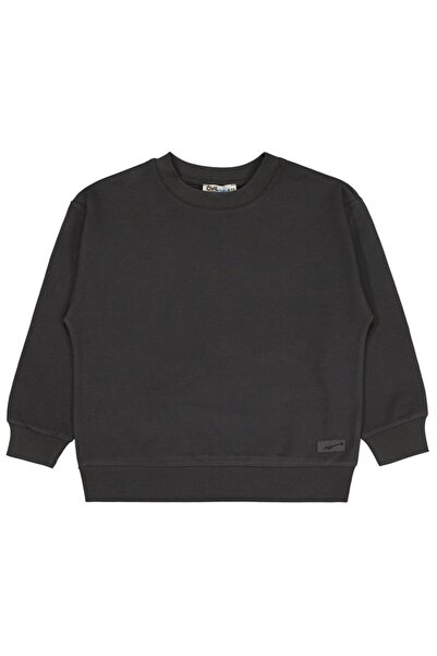 Civil Boys سويت شيرت بدون علامة تجارية لعمر 10-13 سنة - رمادي لعمر 10-11 سنة