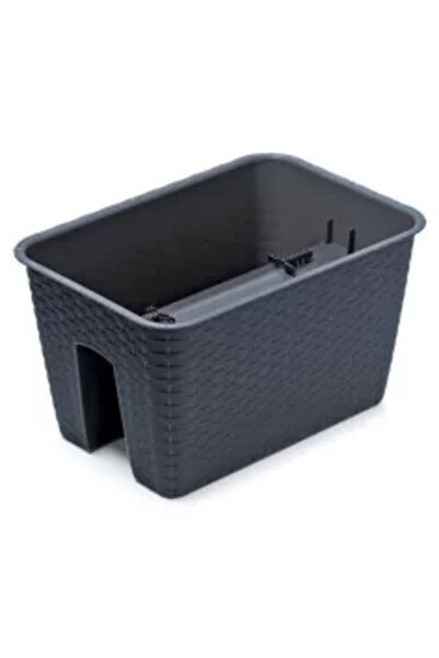 sterk Ghiveci Bella cu Tava, STERK, 22 x 17 cm, Plast Maro