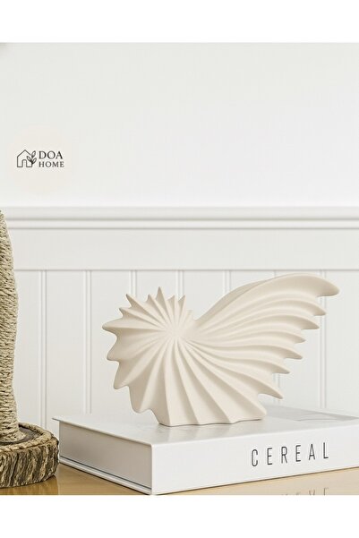 DOAHOMECONCEPT BOHO Deniz Kabuğu Midye Modern Tasarım Bohem Vazo Biblo Dekora...