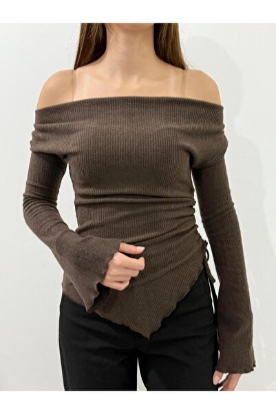 peri tower ΝΕΟ ΠΡΟΪΟΝ Γυναικεία πλεκτή μπλούζα με γιακά Degaje που μπορεί να φορεθεί σε 3 διαφορετικά τρόποι