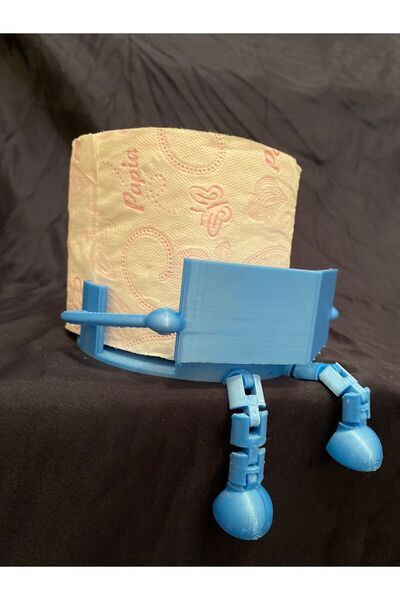 Eta3d 3D Printing Sitting Figure Toilet Paper Holder – Decorative Stand