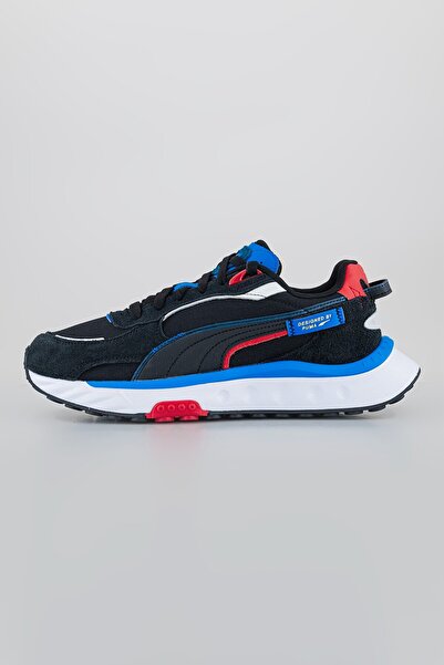 Puma Pantofi sport Wild Rider Displaced pentru bărbați - Negru/Albastru, Mărimea 10 UK (44.5 EU)