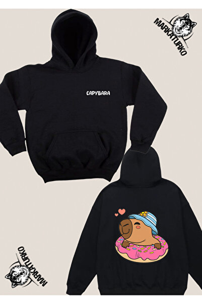 MarkaTurko سترة رياضية مطبوعة على الجانبين بتصميم خاص من CAPYBARA