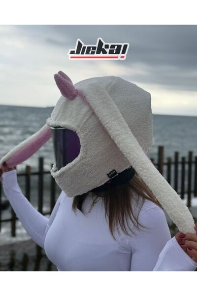 JİEKAİ MODEL-05 KASK PELUŞU-KILIFI TEK EBAT PİNK DEVİL