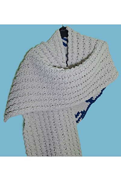 moli tasarim Krem Rengi, El Örgüsü kalın Kadife Puffy Panço, Tasarım, Hediyel...