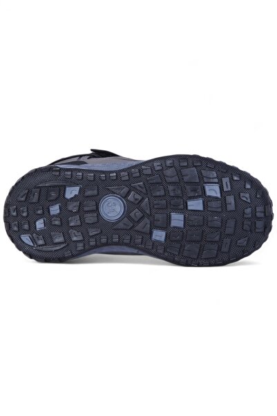 Wisco 064 Μαύρες μπότες από γούνα για αγόρια