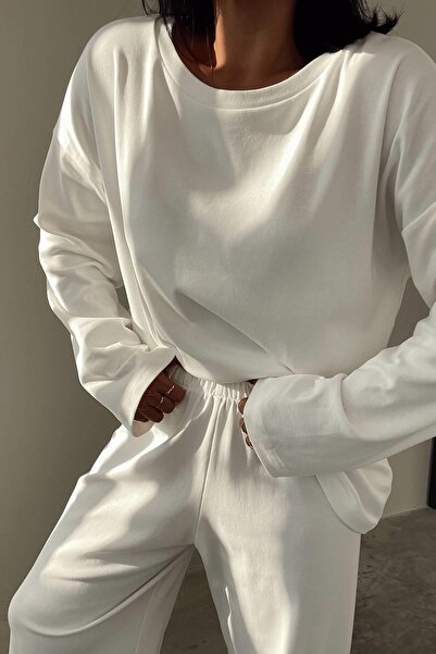 MJAMASS طقم قطن ممشط قصة فضفاضة قطع من بيسكيت ياكو إكرو