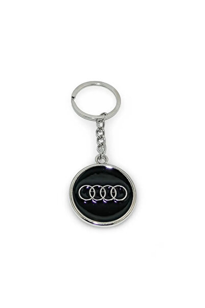 Magrot Audi metal keychain with chain - Simple Model 25065