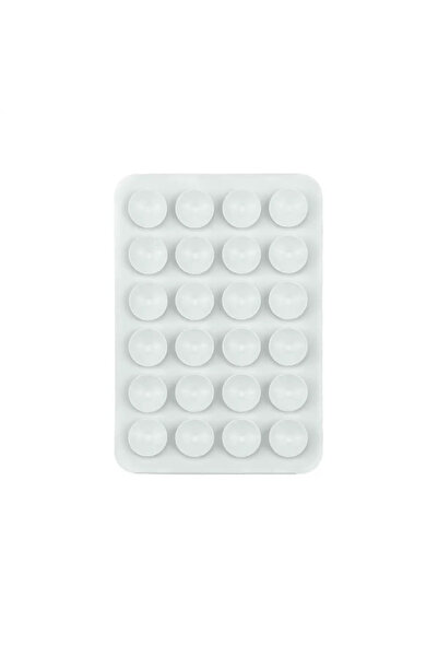 UnDePlus 2Adet Küçük Vakumlu Öpücüklü 02 Çift Taraflı Silikon Telefon Tutucu