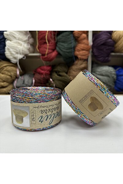 demir tuhafiye Metalik Kağıt İp 2 Adet Renk : (Mixed )