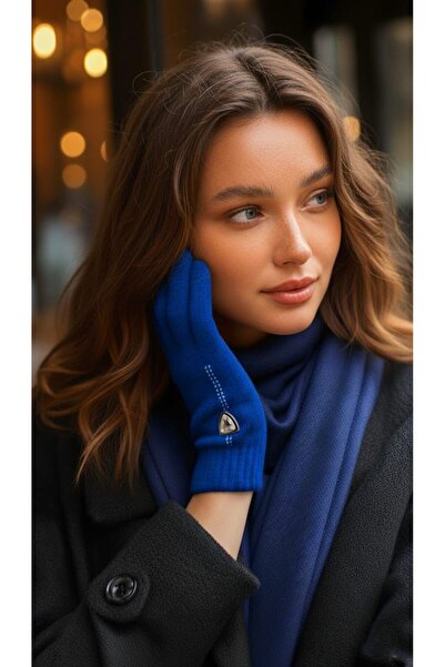 LAGRANZE Mănuși brodate Angora pentru femei