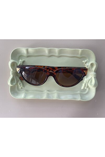 Phellos Y2K Coquette Bow Detail Decorative Tray, Organizer for Jewelry, Glasses, and Keys