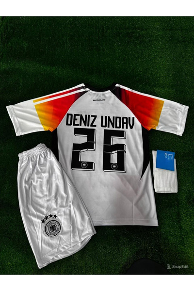Alaturka Mix Almanya Euro 2024 Yeni Sezon Deniz Undav Çocuk Forması Beyaz