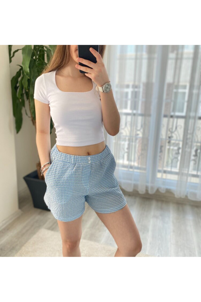 Softleaf Gofre Kadın Şort