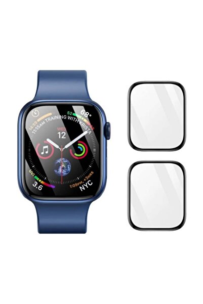 Generic Two-piece adhesive screen protector compatible with Apple Watch SE 3, 40mm