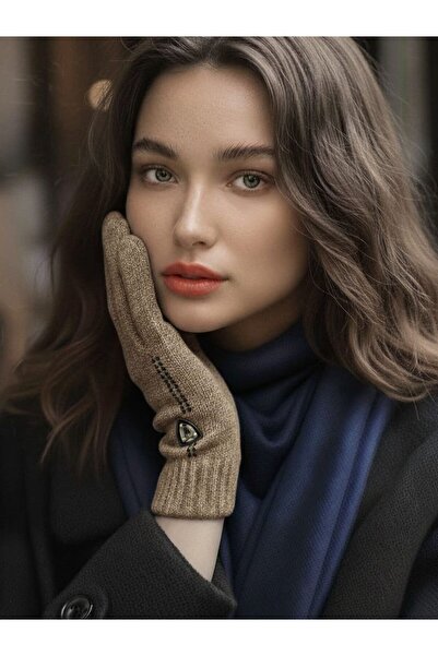 LAGRANZE Γυναικεία γάντια με κέντημα από ανγκόρα