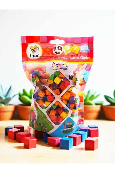 Lino Qbic Non-Drying Magic Cubes Locked Package 20Gr - 6 Colors
