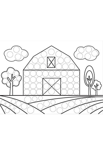 Lino Dot Markers Coloring Book - Farm