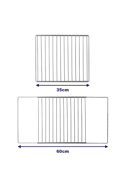Orion Adjustable Metal Oven Rack 35/60×32 cm