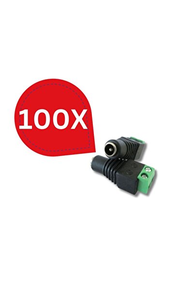OEM Pack of 100 DC Female Screw Power Connectors