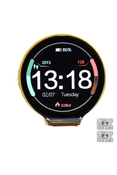 UnderShop ESP32-C3 Development Board with 1.28" Round IPS Touch LCD, WiFi, Bluetooth, NFC